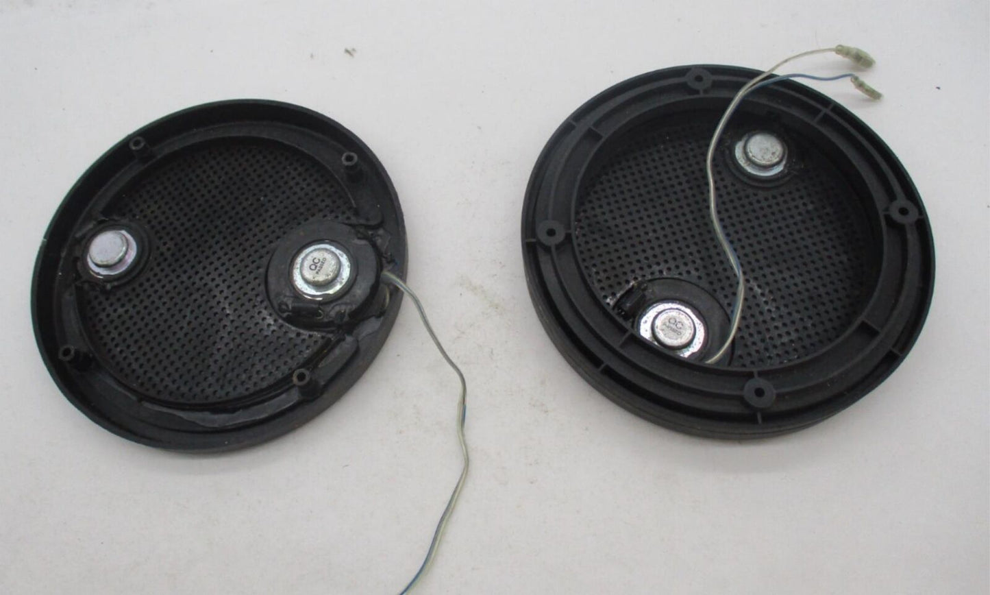 Pair of Harley Davidson Speaker Grill Covers with Integrated Tweeters