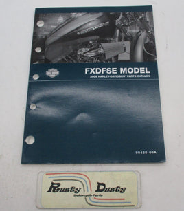 Harley Davidson Genuine Factory NOS FXDFSE Parts Catalog 99430-09A