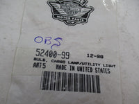 Lot of 4 Harley Davidson Genuine NOS Cargo Lamp Bulbs 52400-99