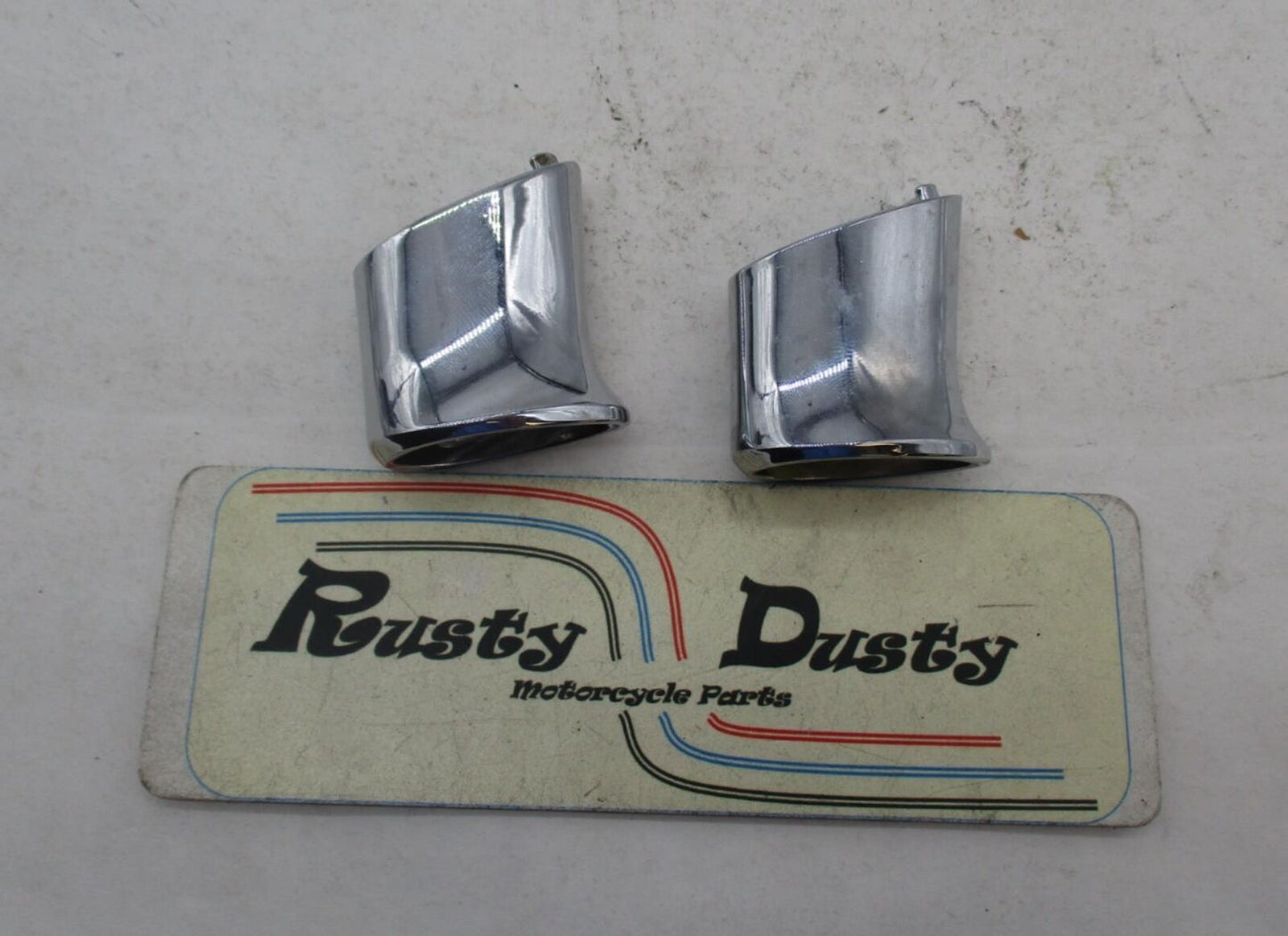 Pair of Harley Davidson Chrome Narrow Turn Signal Standoffs XL FXD FXST FXR