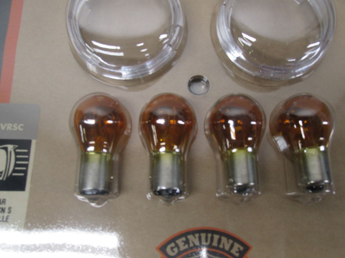 Harley Davidson Genuine NOS V-Rod Bullet Clear Lens Turn Signal Kit 69309-02