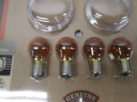 Harley Davidson Genuine NOS V-Rod Bullet Clear Lens Turn Signal Kit 69309-02