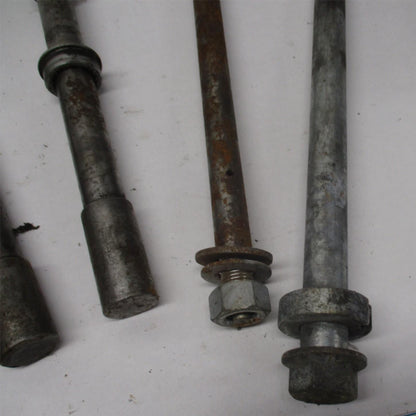 Mixed Lot of (5) Harley Front / Rear Wheel Axles Softail Dyna Sportster #1