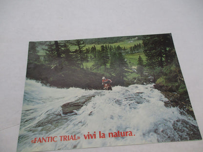 Vintage Original Fantic Motor Trial Trials Dealership Sales Brochure