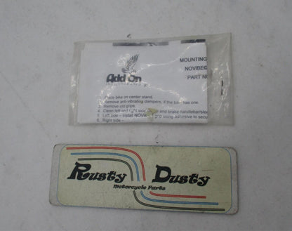 Add On Inc Mounting Novibe Comfort Grip for Most Metric Cruisers Honda Yamaha