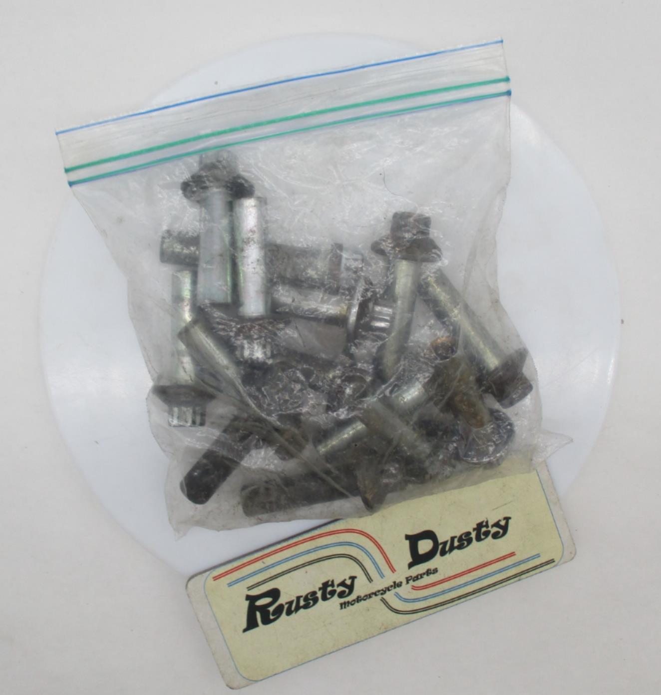 Large Mixed Lot of Harley Davidson Star Head Spacer Bolts