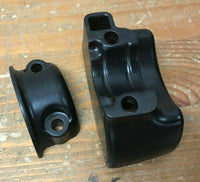 HARLEY Perch Handlebar Mount Bracket Lever Black OEM Multi Model Fit