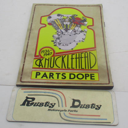 V-Twin 48-1331 Harley Davidson Knucklehead Parts Dope Reference Guide 1936-1947