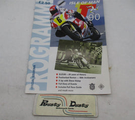 Isle of Man Race Racing 1990 Official Souvenir Program Book