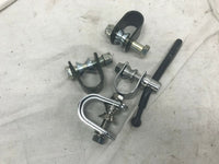 Lot of Harley Davidson Mirror Clamps Brackets Rear view Handlebar Clamps