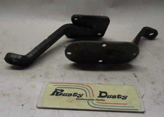 Set of Harley Davidson Panhead Shovelhead homeade Footpeg Brackets & Extensions
