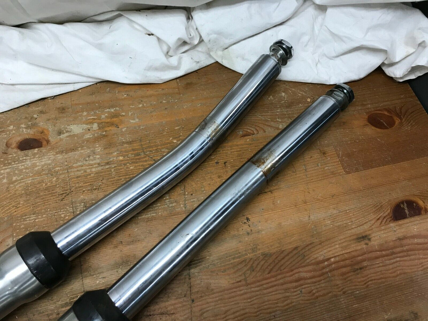 Harley Davidson Showa G593-R / G593-L Fork Set FXDWG & FXST/B Bent Parts Repair