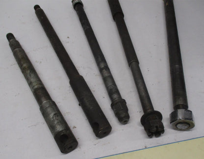 Mixed Lot of (5) Harley Front / Rear Wheel Axles Sportster Dyna Softail #2