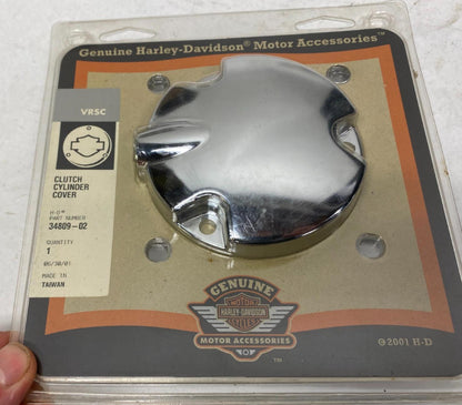 Harley Davidson Genuine Clutch Cylinder Cover Chrome 34809-02