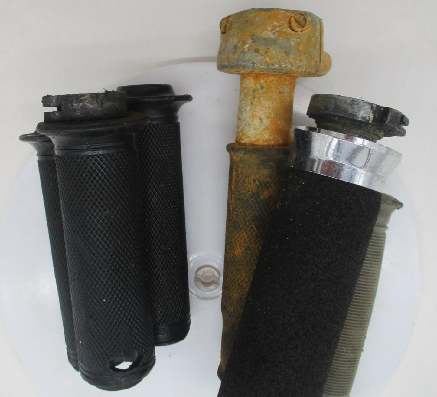 Mixed Lot of Vintage Motorcycle Hand Grips Harley Triumph BSA Etc