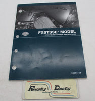 Harley Davidson Official Factory 2008 FXSTSSE2 Model Parts Catalog 99458-08