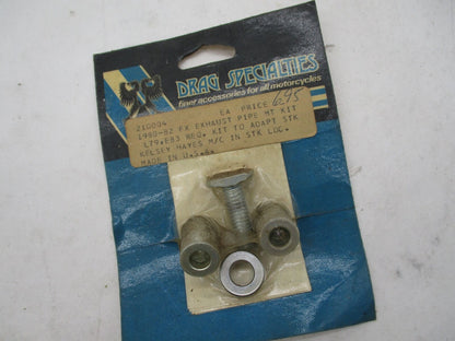 Harley Drag Specialties 80-82 FX Exhaust Pipe Mount Kit Kelsey Hayes 210004