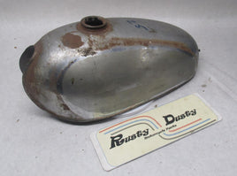 Vintage Motorcycle Silver Gas Fuel Petrol Tank Unknown Make Model