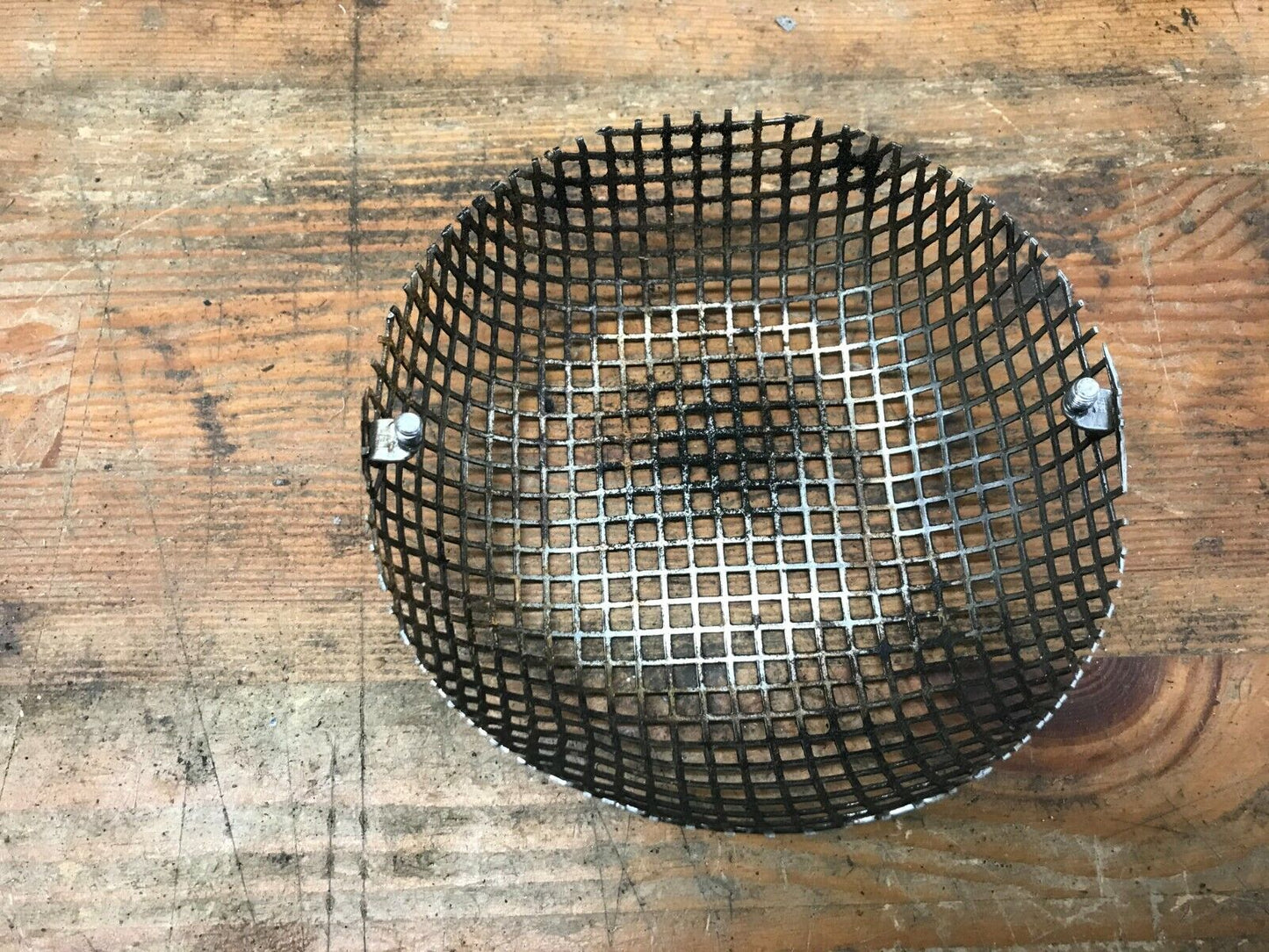 Chrome Round Mesh Air Cleaner Keihin Bendix Butterfly Carburetor Cover 6" inch