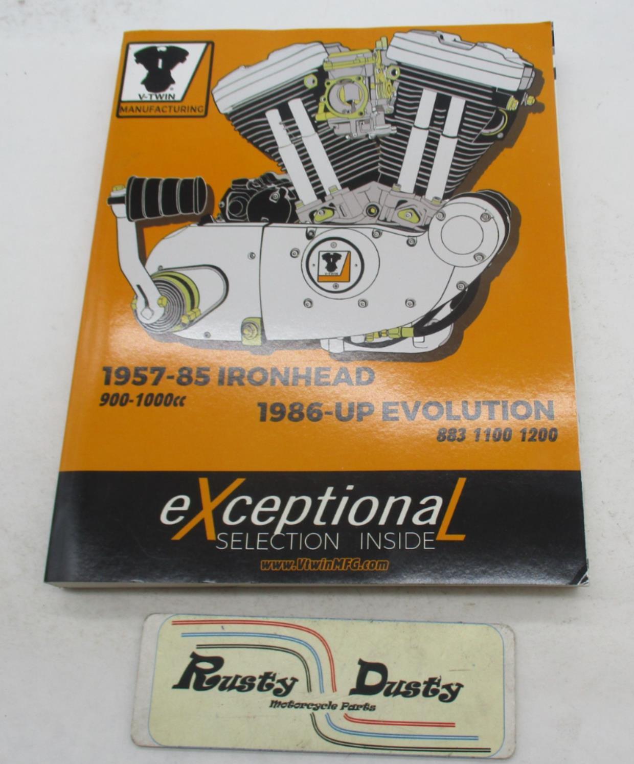 V-Twin 48-0499 Harley XL Sportster Ironhead Evolution Product Guide 883 - 1200
