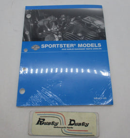 Harley Davidson Official 2005 Sportster Models Parts Catalog Book 99451-05