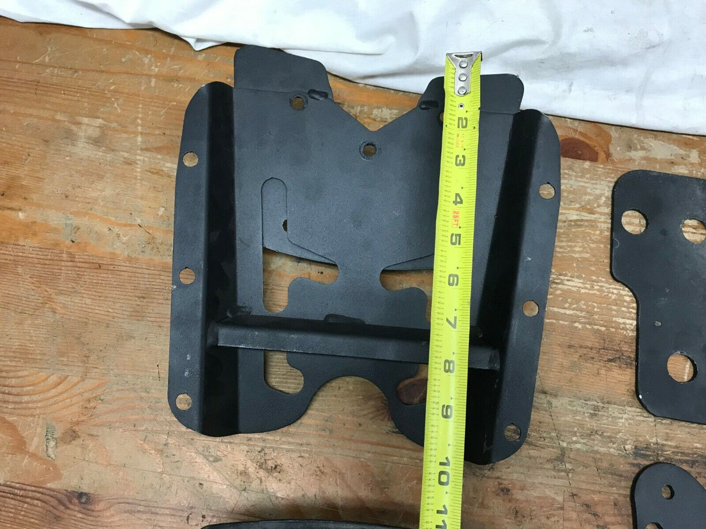 Universal Rear Luggage Rack Top Box Carrier Mount Bracket with Adapter Plates