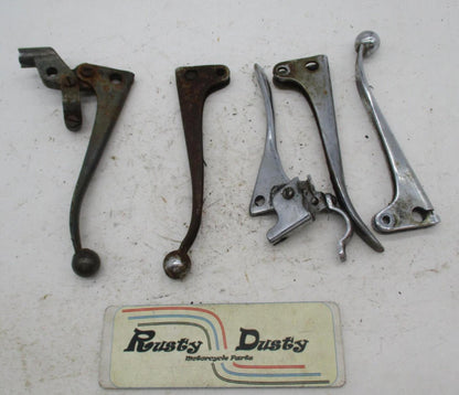 Mixed Lot of Vintage British Motorcycle BSA Norton Hand Control Levers