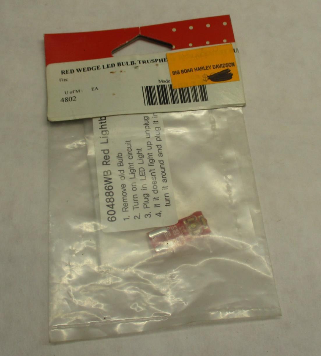 Kuryakyn 4802 Harley Davidson Red Wedge LED Bulb