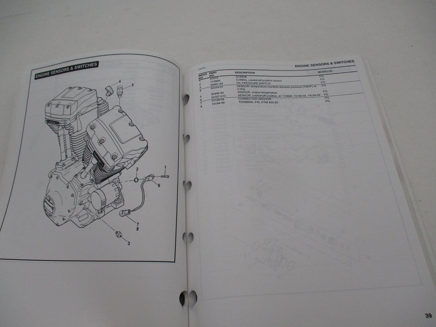 Harley Davidson Official Factory 2008 FLHRSE4 Model Parts Catalog 99433-08
