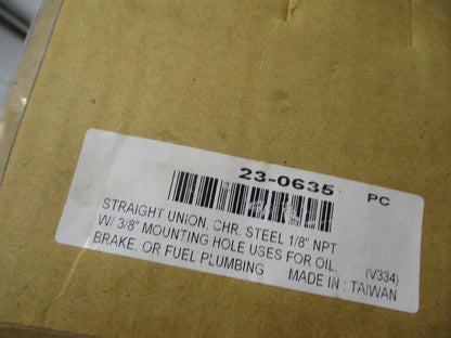 Harley Davidson V-Twin Chrome Straight Union Mounting Hole 23-0635