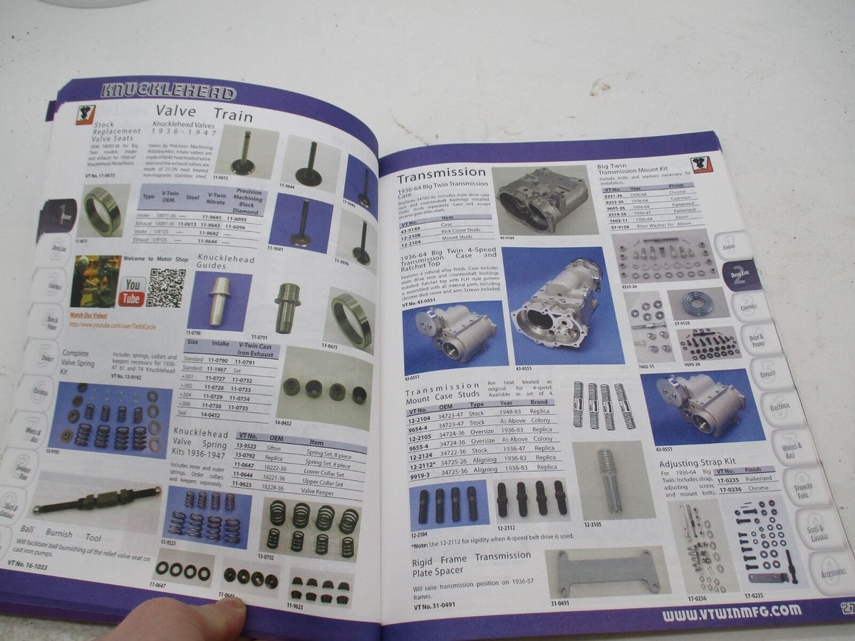Rusty Catalog Knucklehead Parts Dope Motorcycle Dealership Catalog Reference Guide 1 ...