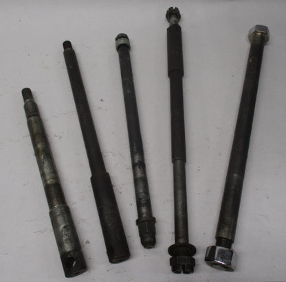 Mixed Lot of (5) Harley Front / Rear Wheel Axles Sportster Dyna Softail #2