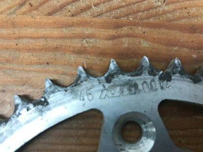 KTM 0014 46 Rear Sprocket Silver Used OEM