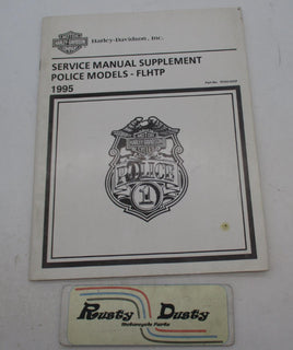 Harley Davidson Official 1995 FLHTP Police Service Manual Supplement 99483-95SP