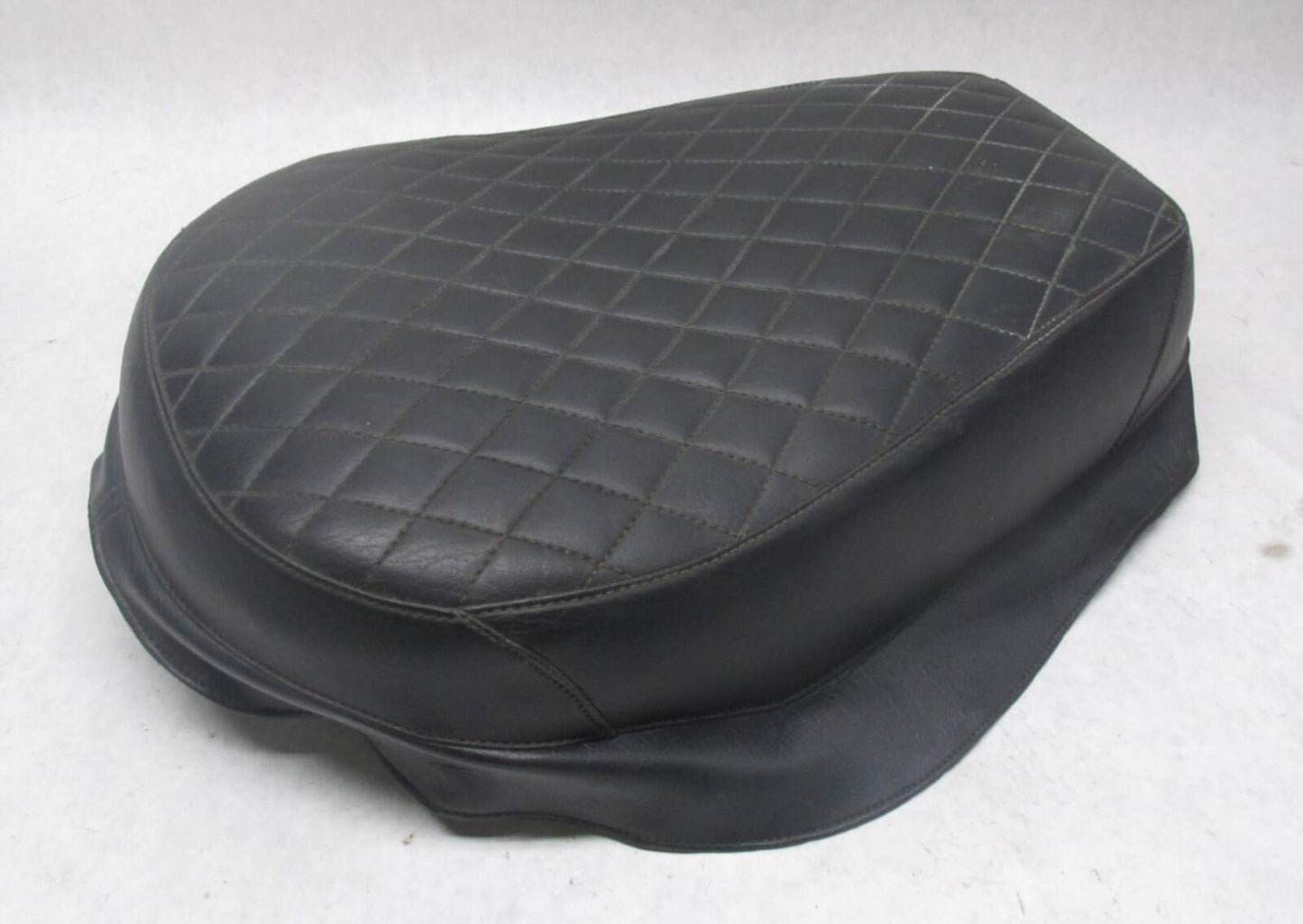 Vintage Motorcycle Boss Custom Diamond Stitched Solo Seat Vintage Y-2A BSA