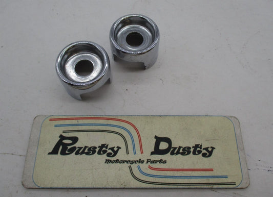 Pair of Harley Davidson Chrome Shock Stud Covers