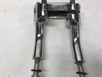 Harley Davidson Handlebar 5" Pullback Risers w/  Clamp Chrome Grooved