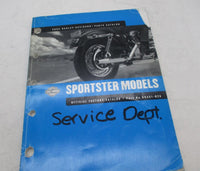 Harley Davidson Official Factory 2002 Sportster Parts Catalog 99451-02A