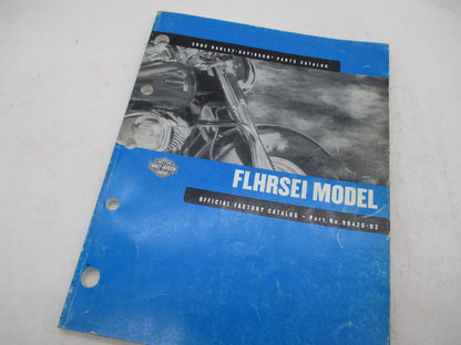 Harley Davidson Official Factory 2002 FLHRSEI Parts Catalog 99428-02
