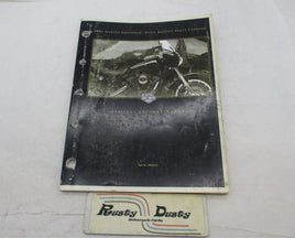 Harley Davidson Official Factory 2001 Dyna Parts Catalog 99439-01