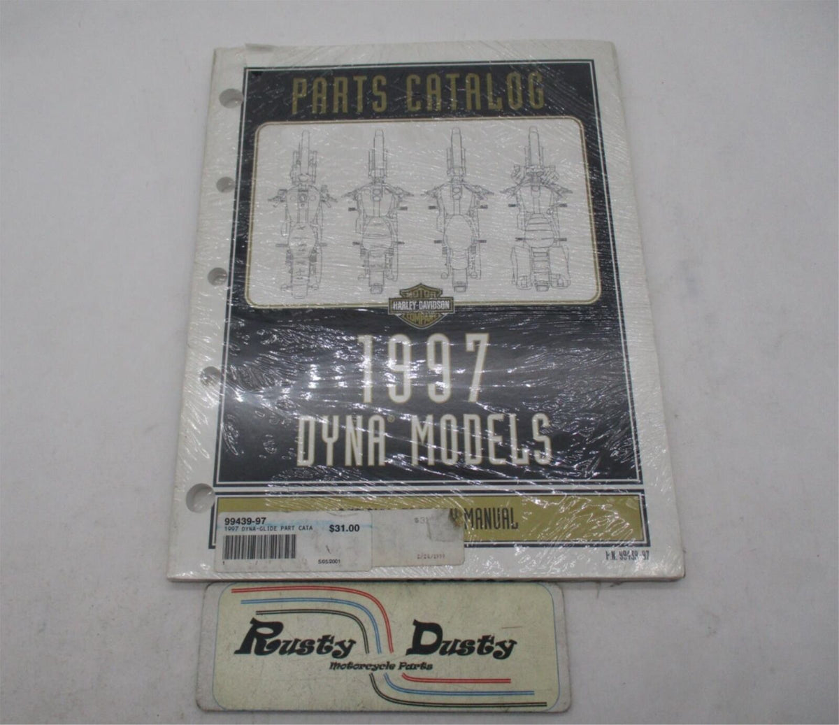 Rusty Catalog Harley Davidson Official Factory NOS 1997 Dyna Parts Catalog 99439-97 ...