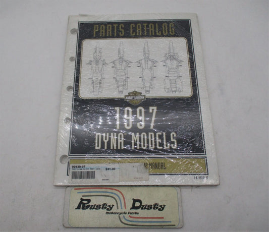 Harley Davidson Official Factory NOS 1997 Dyna Parts Catalog 99439-97