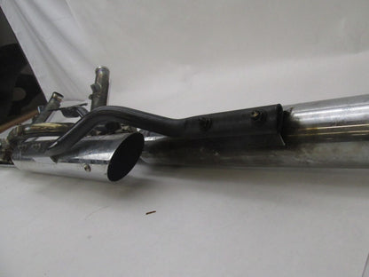 Harley Davidson Softail Exhaust System w/ Aftermarket Slash Cut Slip Ons #1