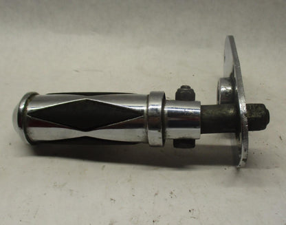 Harley Davidson Chrome Primary Inspection Cover w/ Diamond Foot Peg