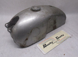 Vintage Italian Made in Itlay Silver Cafe Racer Motorcycle Gas Tank Gilera ?