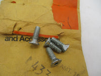 Lot of (4) Harley Davidson Genuine NOS Flat Head Screws 42534-90