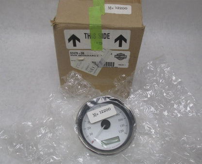 Harley Davidson Genuine NOS Speedo Speedometer Gauge FXD Silver Face 67478-09