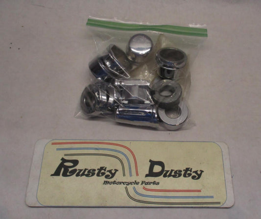 Mixed Lot of Harley Davidson Chrome Spacers & Axle Caps