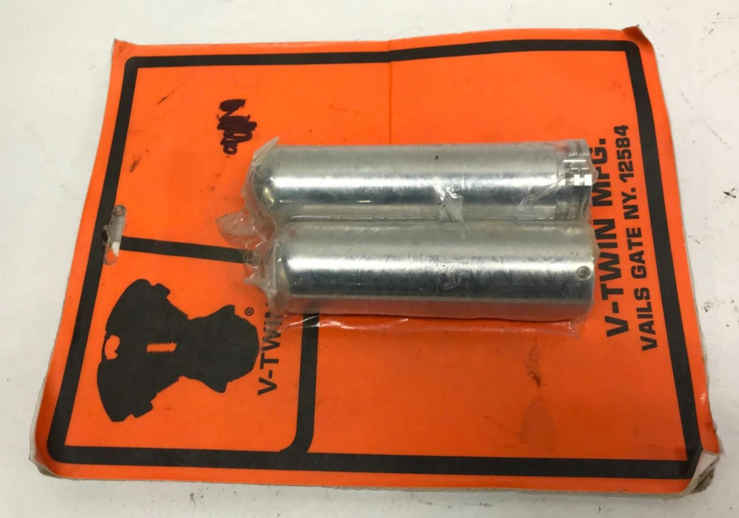 V-Twin Harley Billet Fat Style Grip Set 28-0582