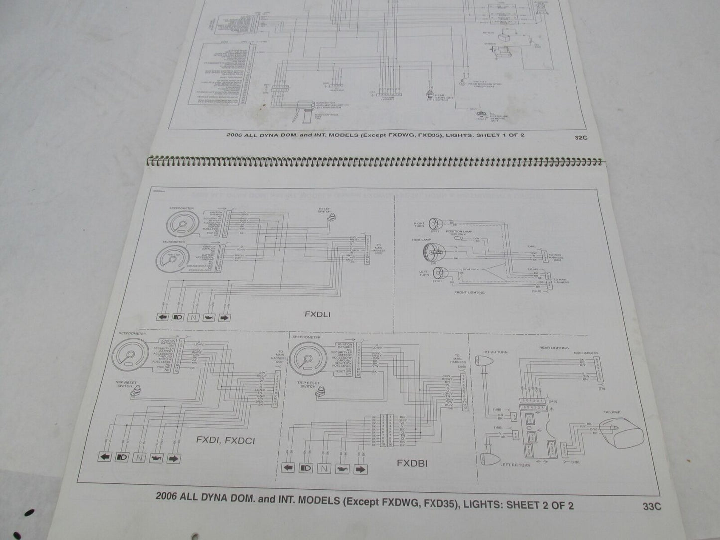 Harley Davidson Official Factory Genuine 2006 Wiring Diagrams 99949-06